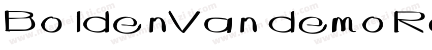 BoldenVan demo Regular字体转换